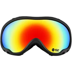 YEAZ Ski- Snowboardbrille  schwarz CLIFF