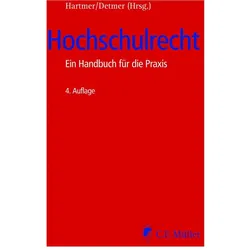 Hochschulrecht, Fachbücher von Hubert Detmer, Michael Hartmer