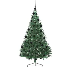 vidaXL, Weihnachtsbaum, Robin (mit 120 schwarzen Bällen) (210 cm)