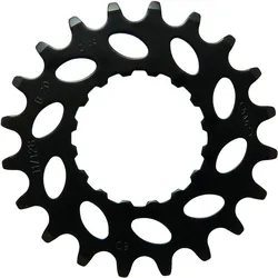KMC Steck-Zahnkranz 15 Zähne 1/2" x 11/128" CrMo schwarz