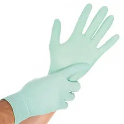 HYGOSTAR Nitrilhandschuhe puderfrei Safe Light Mintgrün Größe L 100 Stück