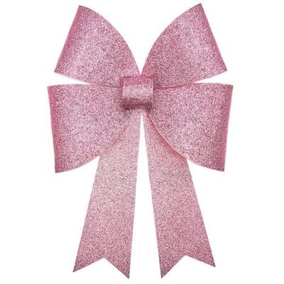 Bastelset XL-Schleife, Glitter, Rosa, MIX, 200 g/m²