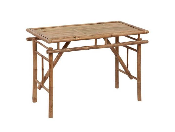 Table de jardin pliable 115x50x75 cm Bambou 341745