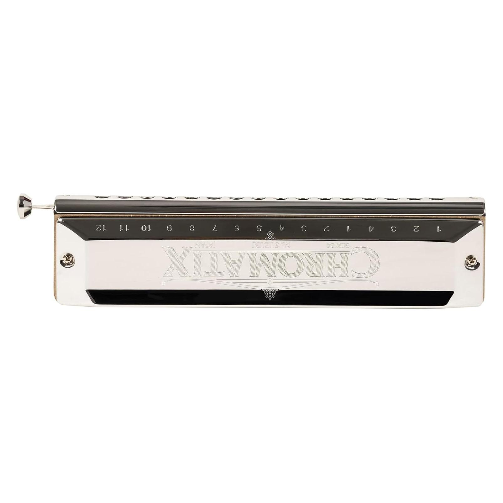 Suzuki Chromatix SCX-64-C chromatische mondharmonica C (Mundharmonika, Chromatisch) (SCX-64-C)