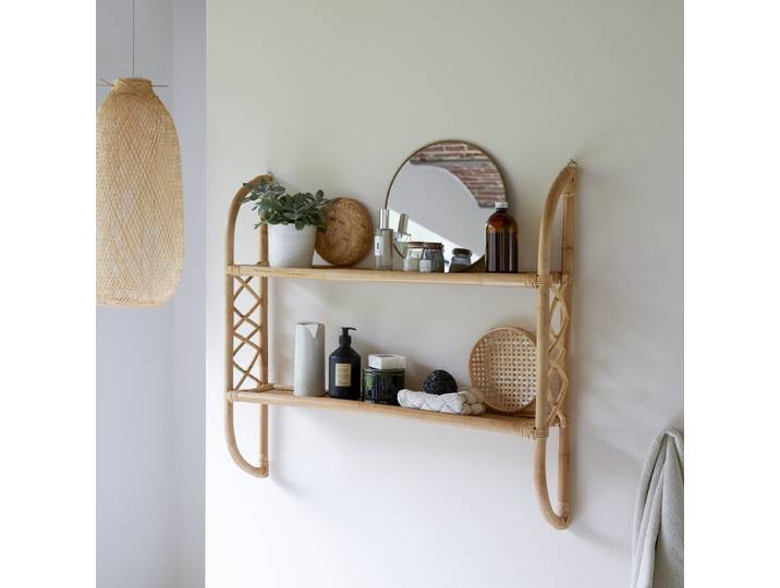 Rotan badkamerrek Vintage Rattan - Naturel - Rattan
