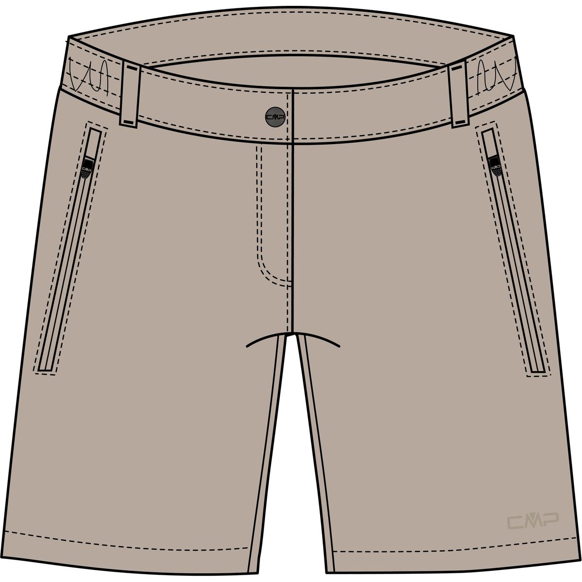 CMP Woman Short sabbia (P605) 38 35T5166-P605-38