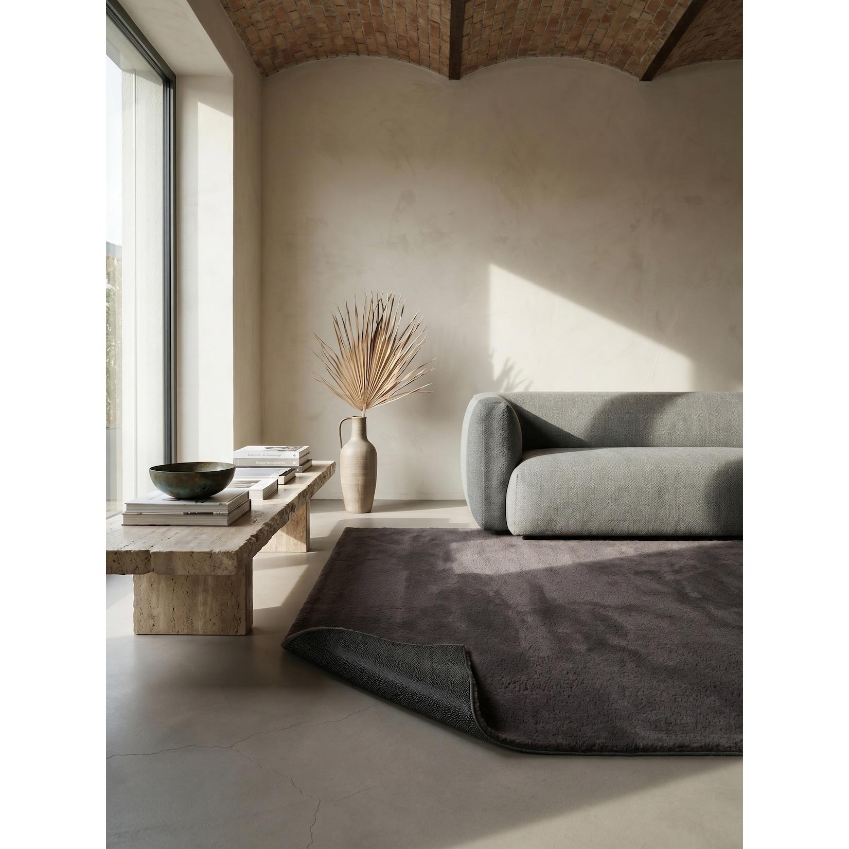 Teppich Kurzflor Anthrazit 160x220 cm - RUTOR Kadima Design