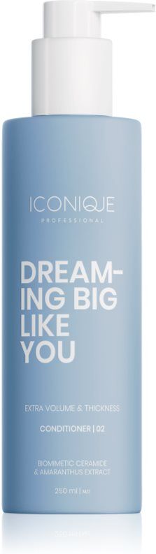 ICONIQUE Professional DREAMING BIG LIKE YOU Volume & Thickness après-shampoing pour donner du volume pour cheveux doux 250 ml
