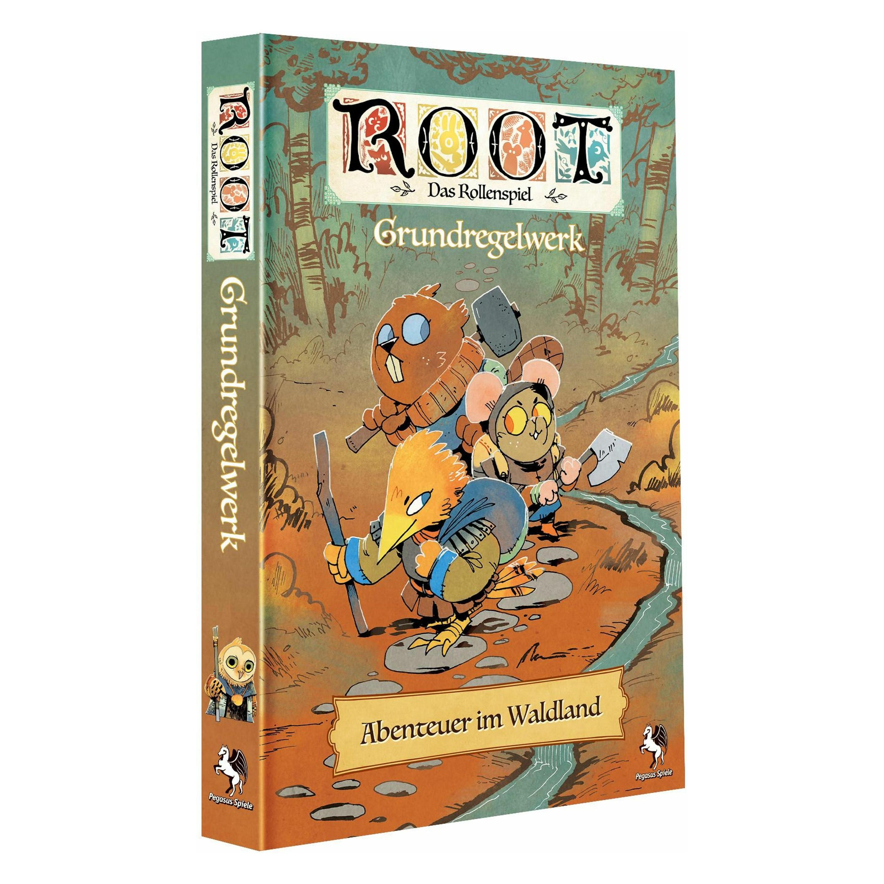 Pegasus Root - Das Rollenspiel: Grundregelwerk (Deutsch, 3 - 6 Spieler) (48300G)
