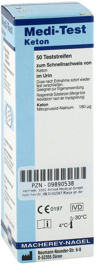 Keton Teststreifen