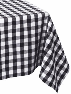 DII Checkers Kitchen Tablecloth