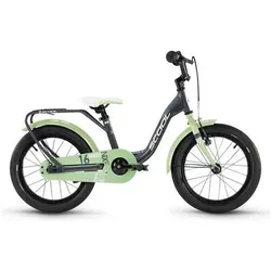 SCOOL 16 Zoll Kinderfahrrad S'COOL niXe 16-1S, Größe 100–115 cm in Grau Grau