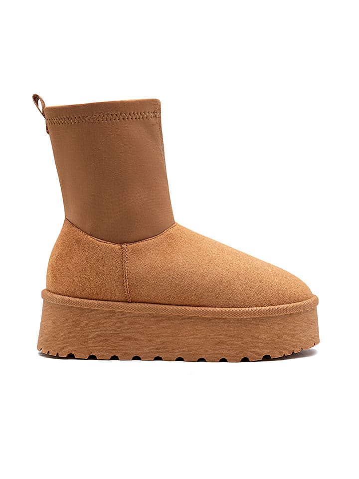 Foreverfolie Boots in Hellbraun - 41
