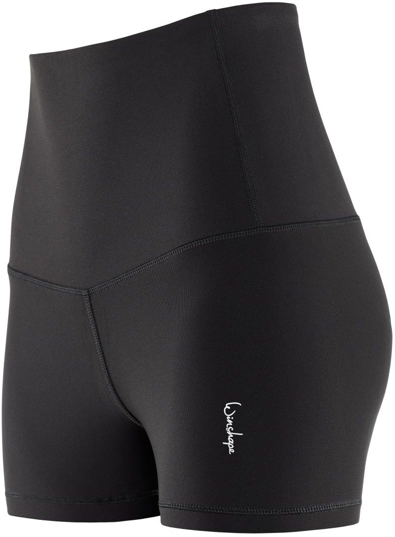 Hotpants WINSHAPE "Functional Comfort HWL512C", Damen, Gr. XXL, Normalgrössen, schwarz, 85% Polyester, 15% Elasthan, Hosen Hotpants, High Waist Hot Pants schwarz XXL, Normalgrössen