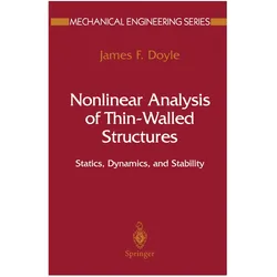 Nonlinear Analysis of Thin-Walled Structures, Fachbücher von James F. Doyle, James F Doyle