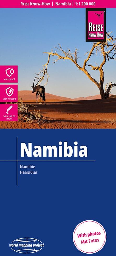 Reise Know-How Carte routière - Namibie   Reise Know How