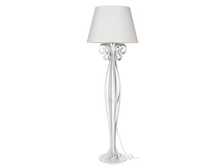 Arti & Mestieri® Staande lamp Circeo van ijzer kleur wit marmer met spreken van stof kleur ivoor, Verlichting Woonkamer