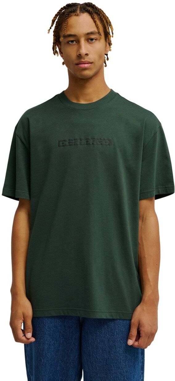 T-Shirt DC SHOES "DC Tire Job", Herren, Gr. XXL, grün (deep forest), Obermaterial: 75% Baumwolle, 25% Baumwolle., Shirts T-Shirt deep forest XXL