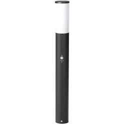 Albert Pollerleuchte mit Bewegungsmelder Höhe 90cm 1xE27 IP44, schwarz ALB-663070