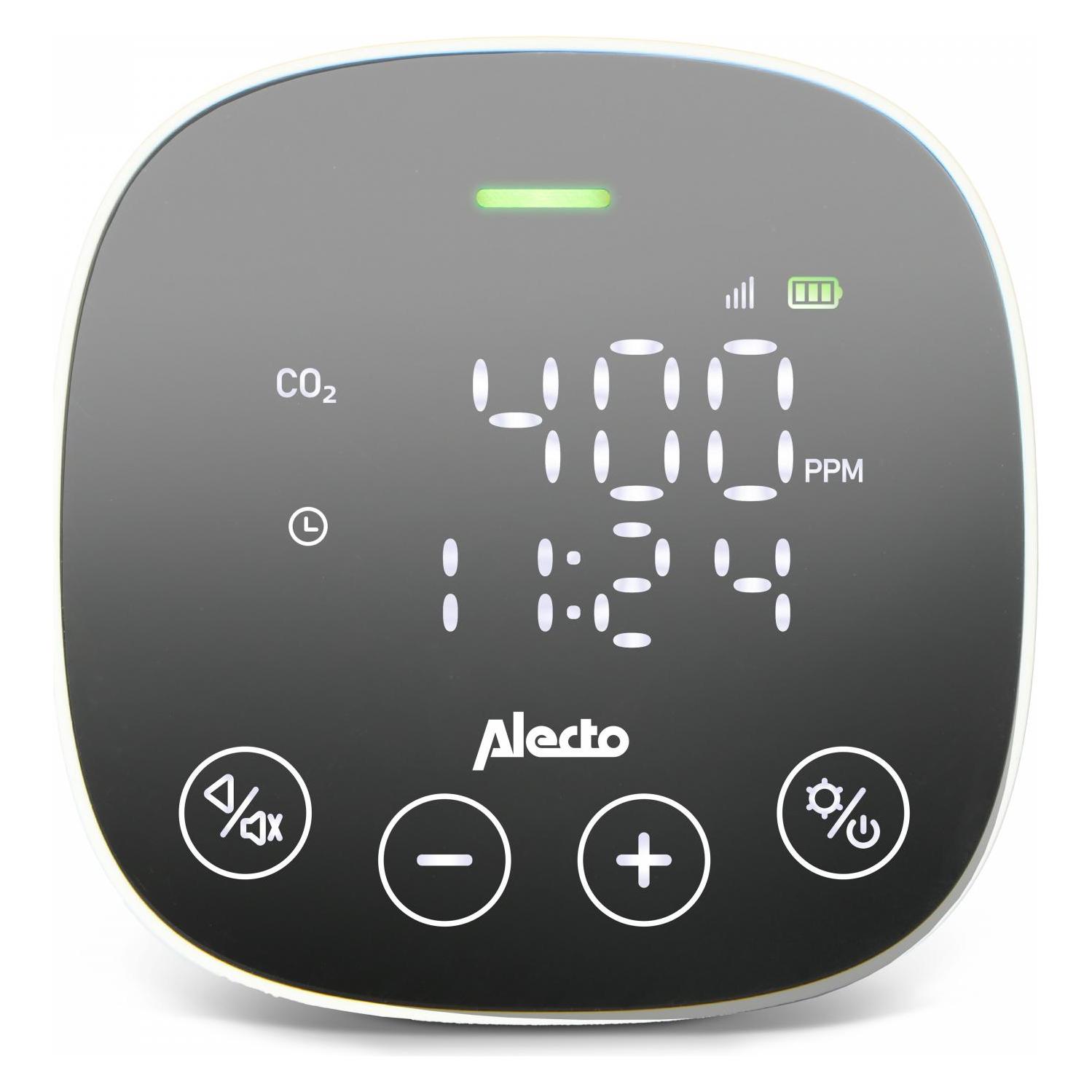 Alecto CO2-Messgerät AQ30 mit NDIR- Sensor und Luftfeuchtigkeitsmesser (A004862)