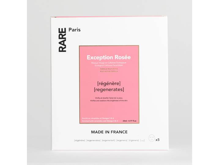 RARE Paris Exception Rosée Boîte de Masques (5 Feuilles)