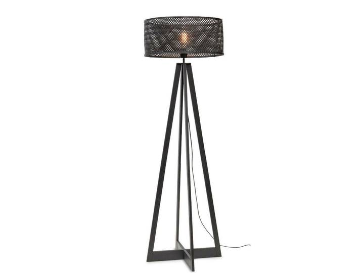 Good & Mojo Stehleuchte GOOD\u0026MOJO, Schwarz, 50x145x50 cm, LED-Leuchtmittel austauschbar, Lampen & Leuchten, Innenbeleuchtung, Stehlampen, Stehlampen