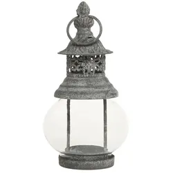 Chic Antique Dekorlaterne für Teelichter, 16,5x8,5 cm