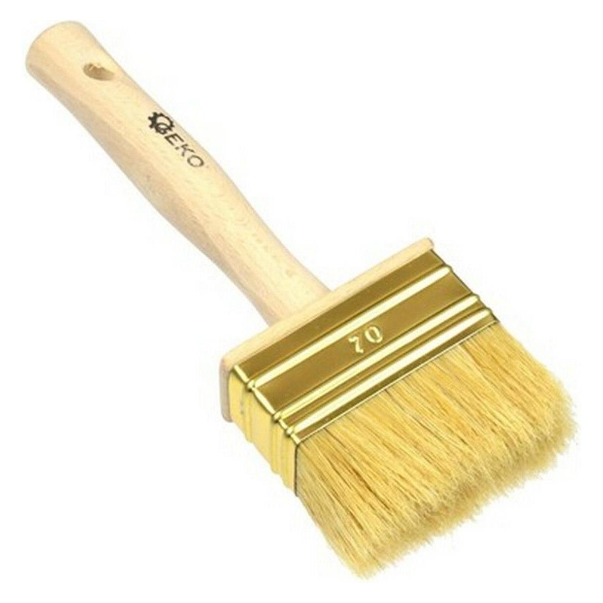 GEKO Malpinsel 70 mm, Holzstiel (70 mm) (G66028)