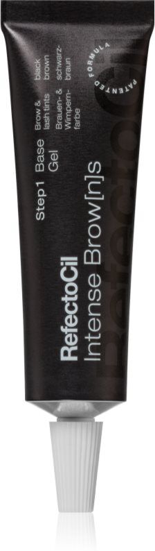 RefectoCil Intense Brow[n]s Base Gel eyebrow and eyelash tint with gel consistency shade Black Brown 15 ml