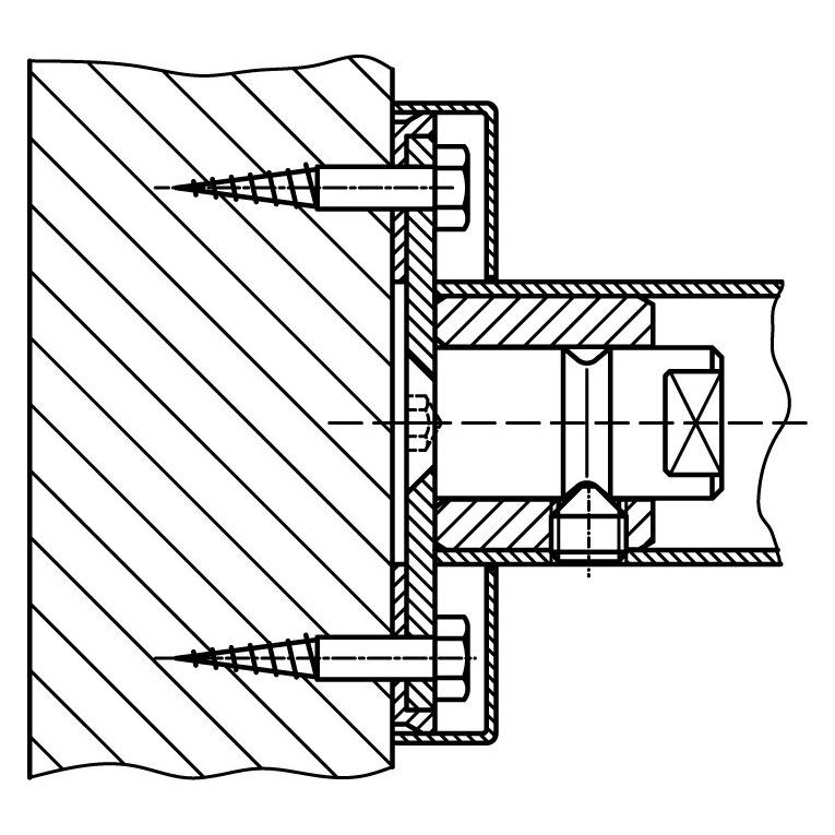 Dormakaba Montagesets OGRO GZ 224 (Türgarnitur) (90055021663)