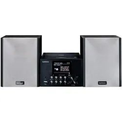 Lenco MC-250 (Bluetooth, CD Player, 2x 10 W), Stereoanlage, Schwarz