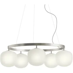 Muuto Rime Kronleuchte, aluminum grey