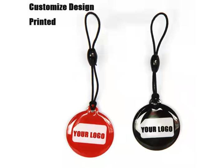 Porte-clés d'élection étanche avec logo personnalisé, étiquette Xy, social et partage, Ntag213