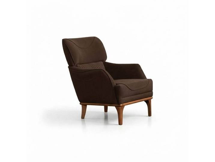 JVmoebel Sessel Bequemer grauer Sessel aus hochwertigem Textil für stilvolles Wohnen (Sessel), Made in Europa