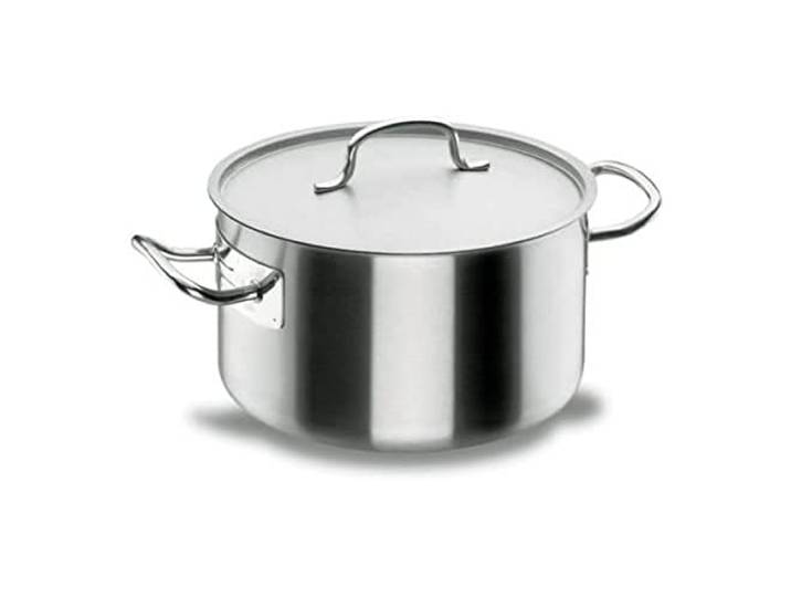 LACOR 50037 Fleischtopf mit Deckel 36 cm Aus lebensmittelechtem Edelstahl gefertigt; hohe Korrosionsbeständigkeit und Haltbarkeit im täglichen Gebrauch