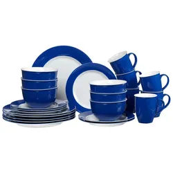 Ritzenhoff & Breker DOPPIO Kombiservice 24-teilig Indigo Blau