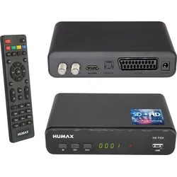 HUMAX HD FOX - Receiver, SAT, DVB-S/S2, HDTV, FTA