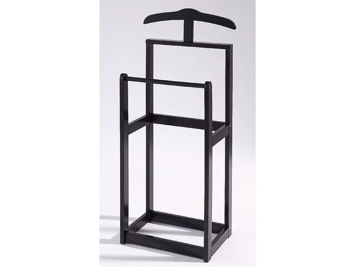 Herrendiener OTTO HOME Trend , schwarz, B:45cm H:107cm T:30cm, Massivholz, Herrendiener, Herrendiener, für das vorübergehende Aufhängen von Kleidung, Höhe 107 cm