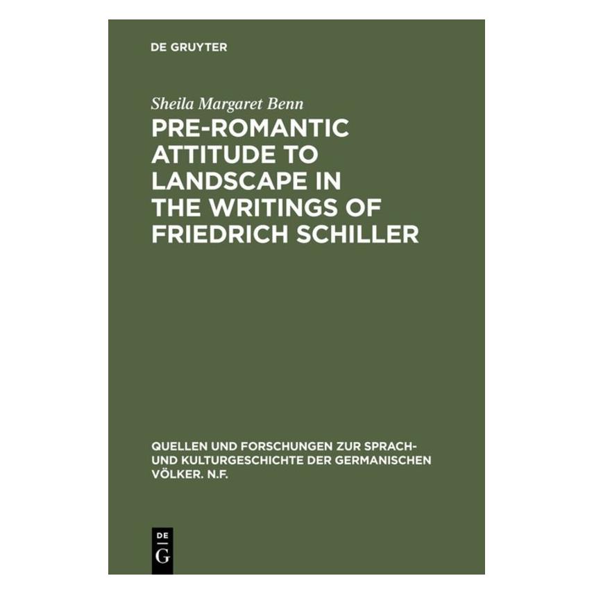 De Gruyter Benn,S.M.:Pre-Romantic Attitudes (Englisch, Hardcover, Sheila M. Benn, Sheila Margaret Benn) (67765532)
