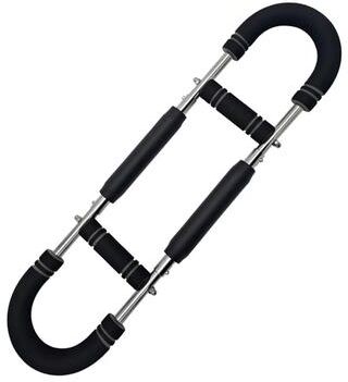 Uplifted Finds Multifunctional Adjustable U Arm Chest Expander Strength Trainer 88 Lbs Gray