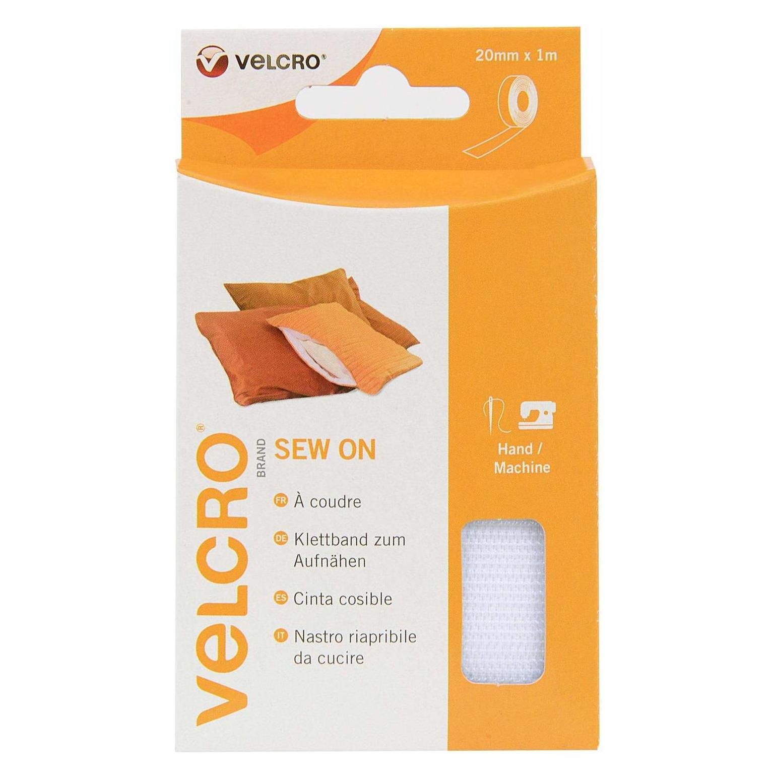 Velcro brand Klettband für Textilien (20 mm) (VEL-EC60298)