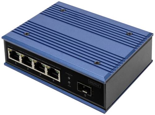 Digitus DN-651130 DN-651130 Industrial Ethernet Switch 4+1 Port 10 / 100MBit/s
