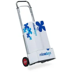 relaxdays Sackkarre klappbar bis 200 kg, 40x107x40.5 cm