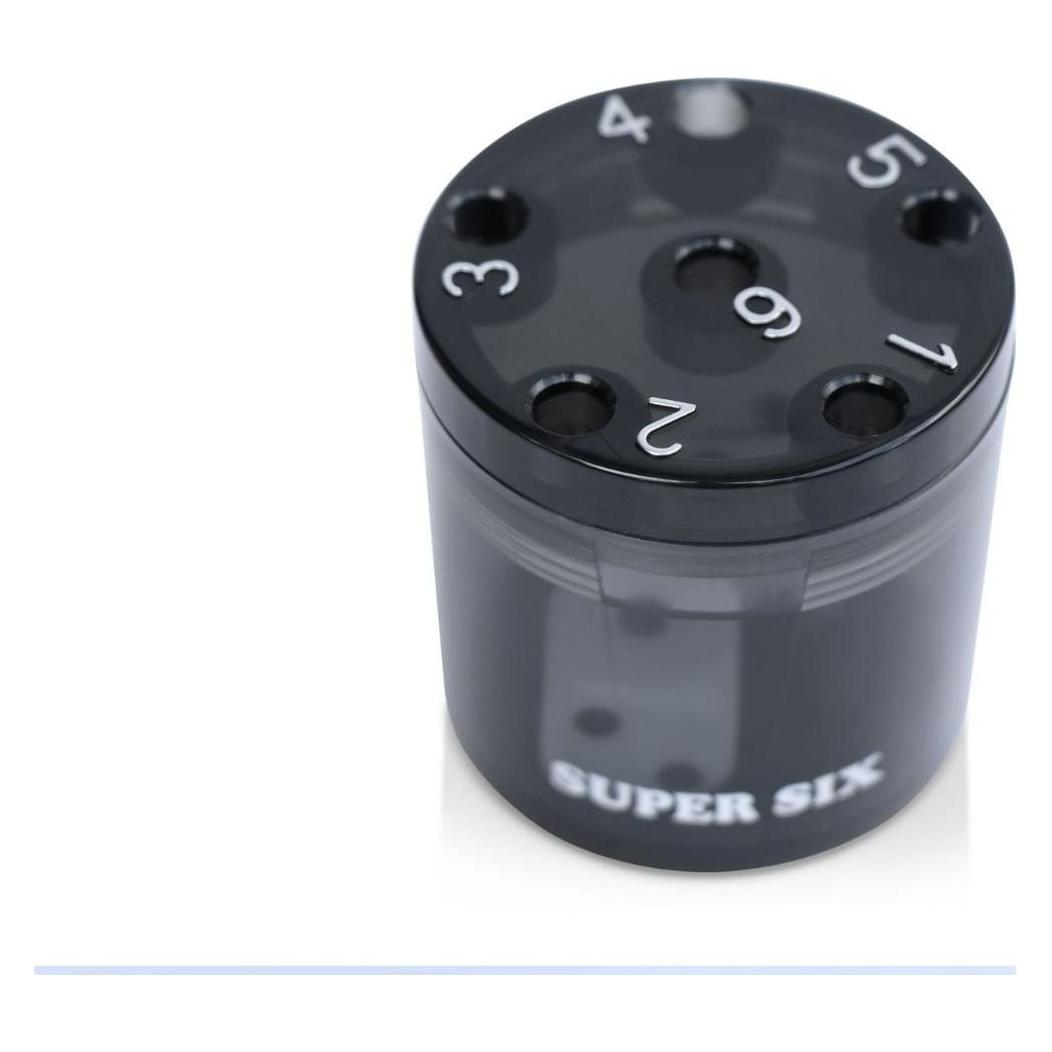 Bestsaller 3013 SUPER SIX Würfelspiel ABS Kunststoff, auch für die Reise, 36 Spielstäbchen & 2 Würfe (Deutsch, Englisch, Französisch, Italienisch, Slowakisch, Spanisch, Tschechisch, Ungarisch, 2 - 6 Spieler) (3013)