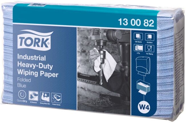 TORK Jeu de serviettes en papier multi-usages ultra-résistantes 5 pièces, Type: W (130082)