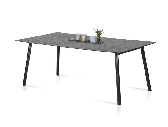 Alpstein Esstisch / Gartentisch, Material HPL / Aluminium