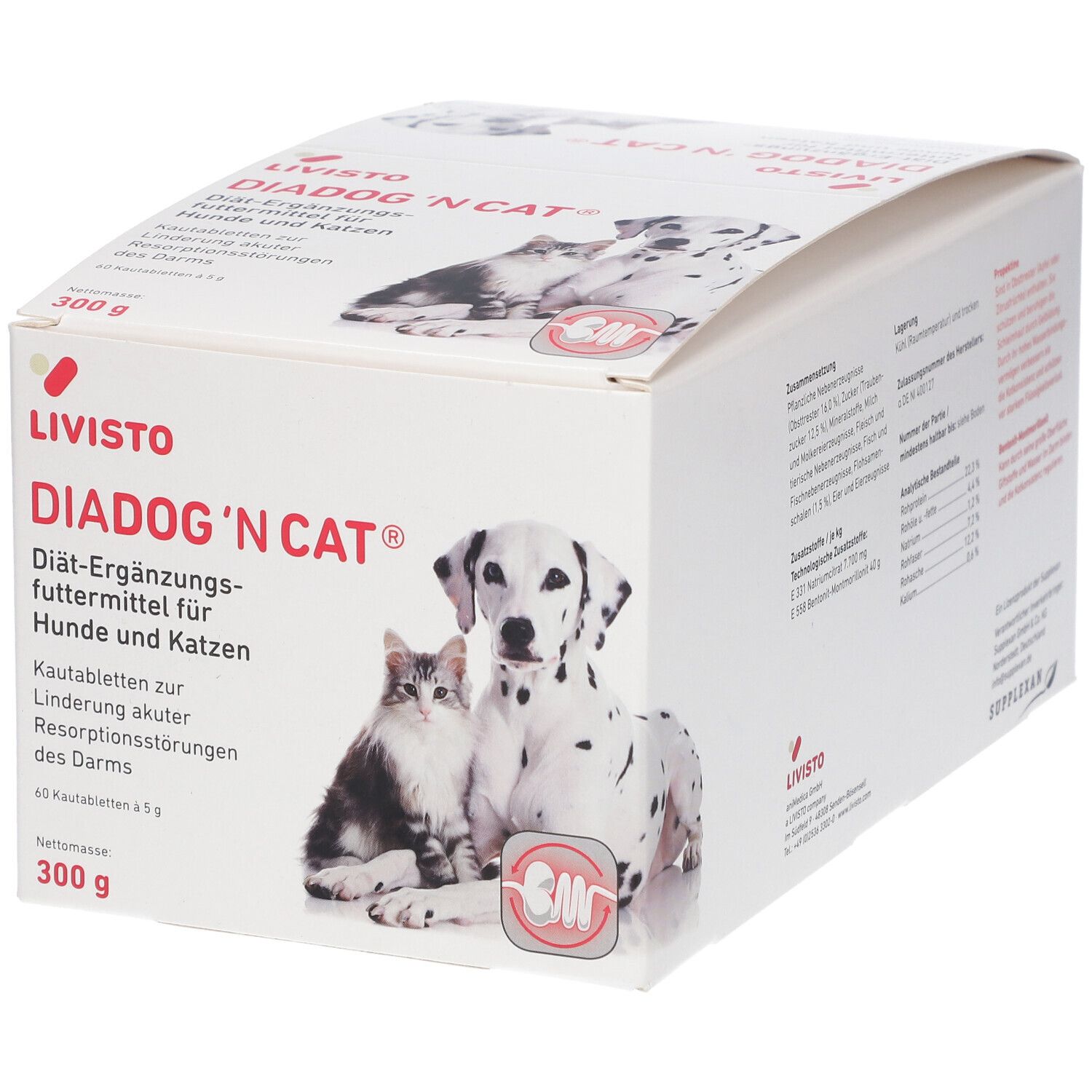 Diadog N Cat Kautabletten f.Hunde/Katzen 60x5 g