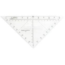 Aristo Kursdreieck 22,5cm Acryl glasklar Packung mit 10 Stück