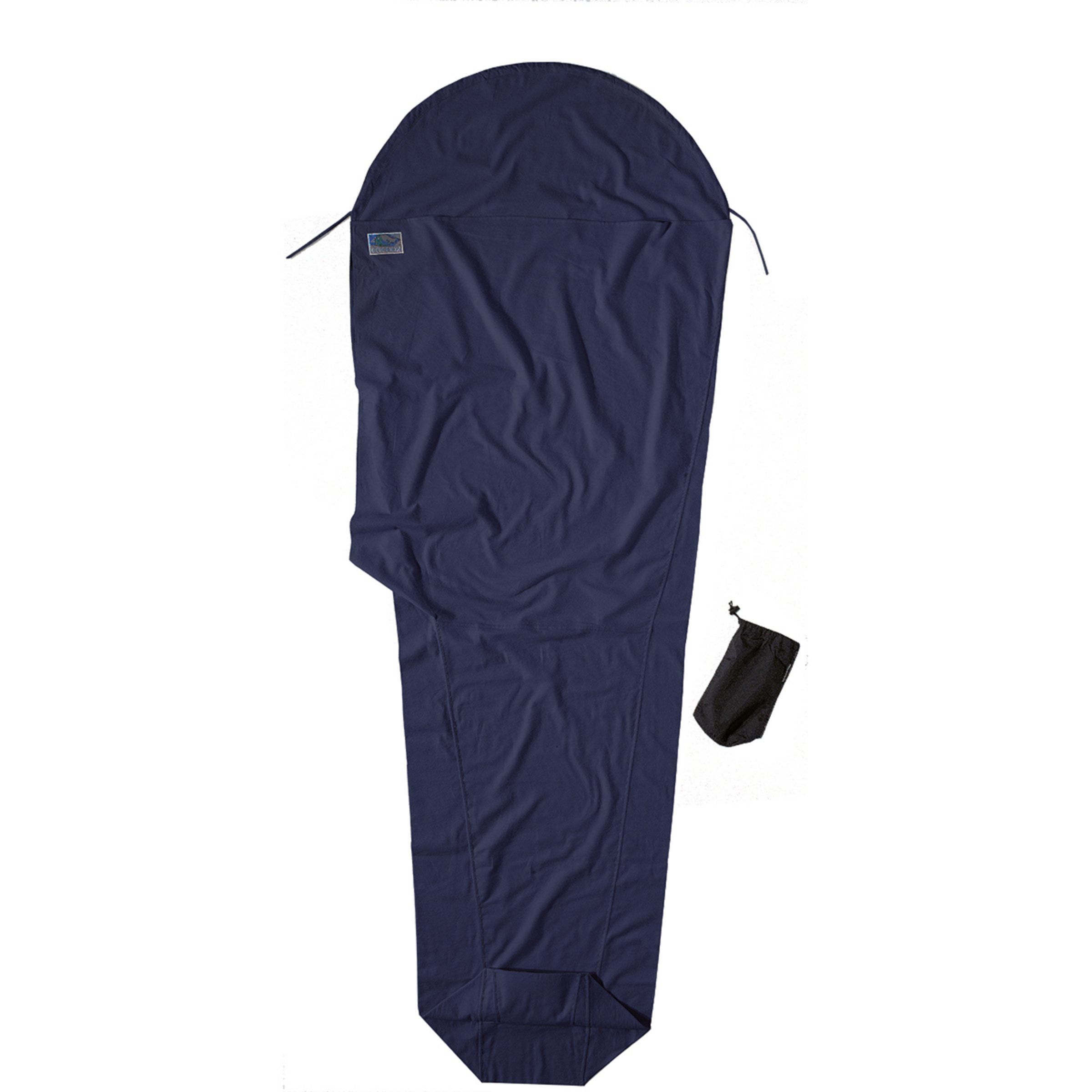 Cocoon MummyLiner Cotton Flannel Hüttenschlafsäcke & Inlets blau Größe MAX. 230CM Camping | Reise Hautfreundlich