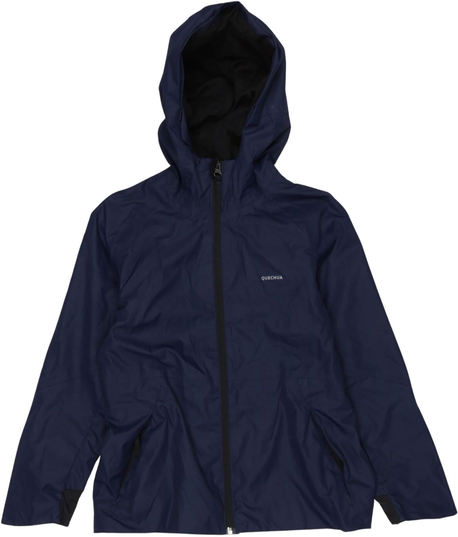 quechua Jungen Jacke oder Mantel, Marineblau, Gr. EU 128, Synthetik - Second Hand